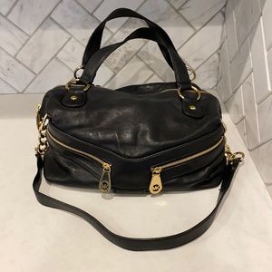 Michael Kors black leather purse